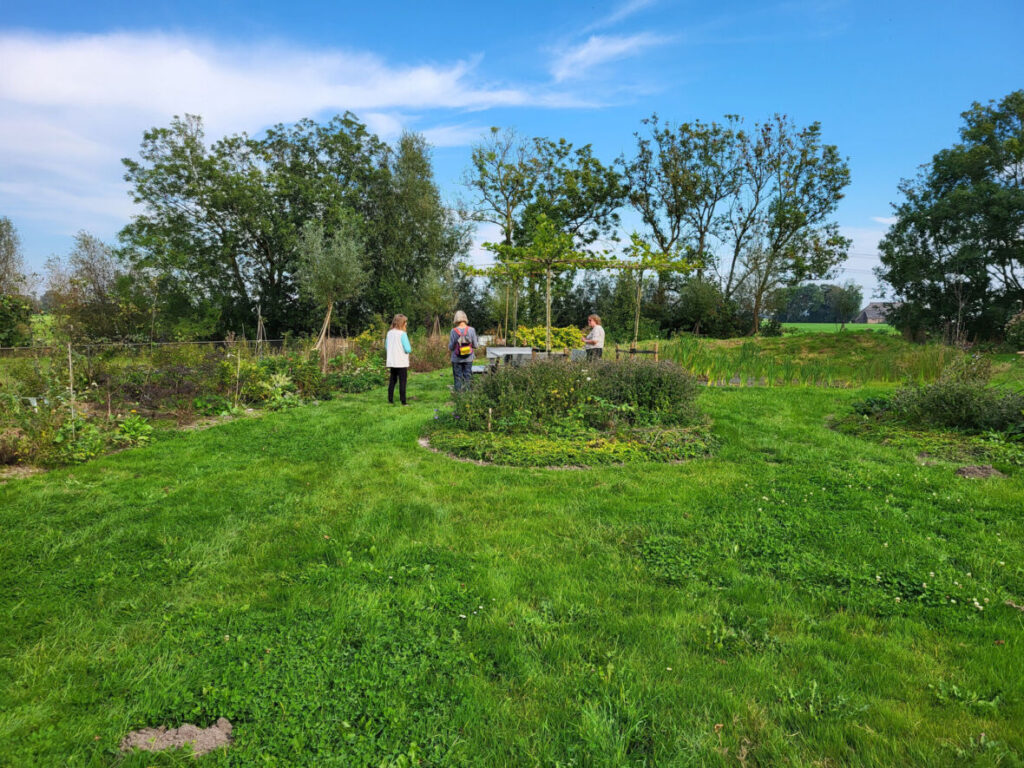 Water wichelen in de dorpstuin